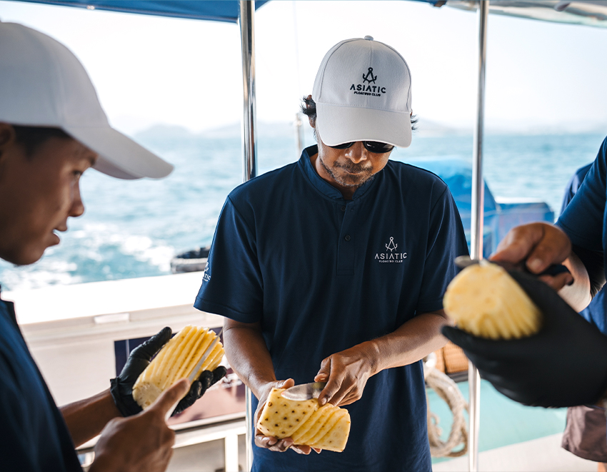 Crew on the job